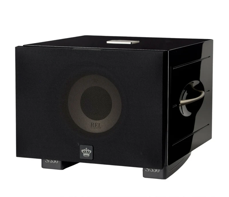 REL Acoustics S/550 Subwoofer amplificato in sospensione pneumatica in classe D predisposto wireless