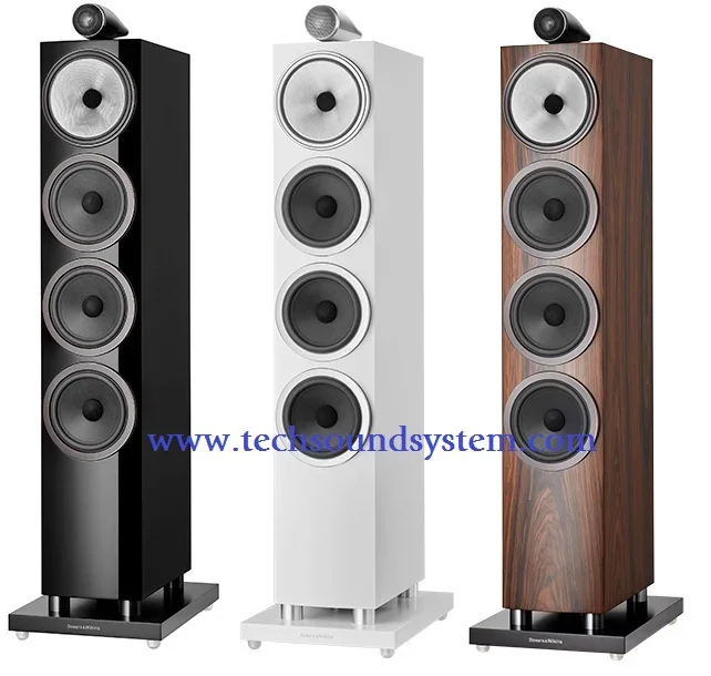 B&W 702 S3 Diffusori da pavimento a 3 vie 30-300W, Flow Port System, Tweeter disaccoppiato (COPPIA)