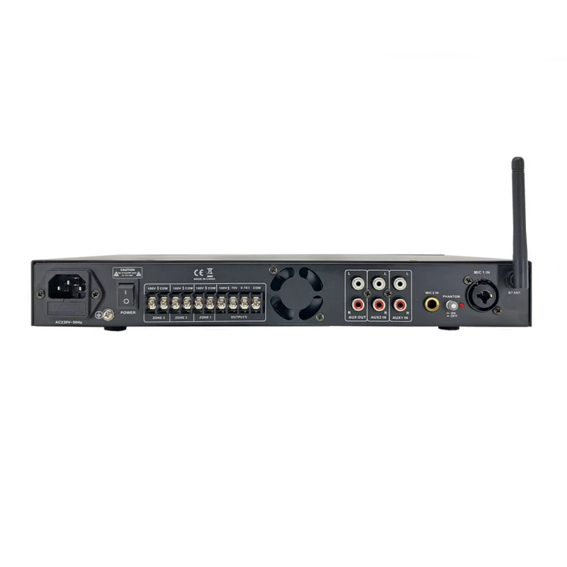 Master Audio MY3240 Amplificatore PA 3 zone compatto 240W con lettore MP3 e BLUETOOTH