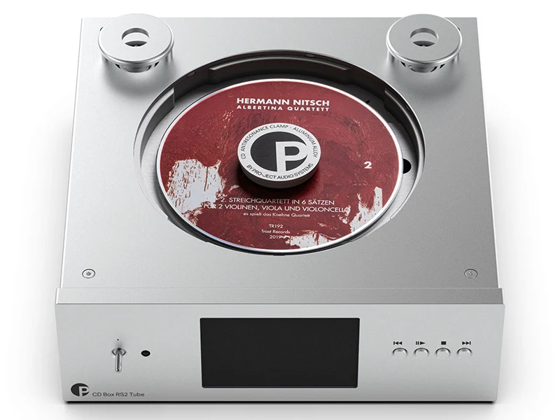 Pro-ject CD BOX RS2 Tube Lettore CD Hi-End con stadio di uscita a valvole, meccanica SUOS DM-3381 CD-DA Red Book