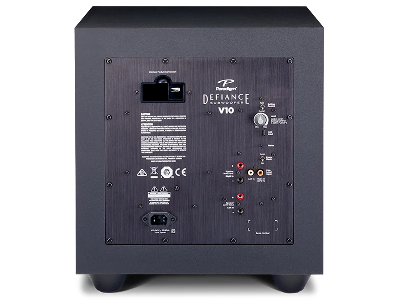 Paradigm DEFIANCE V10 subwoofer attivo bass reflex 254mm 250W