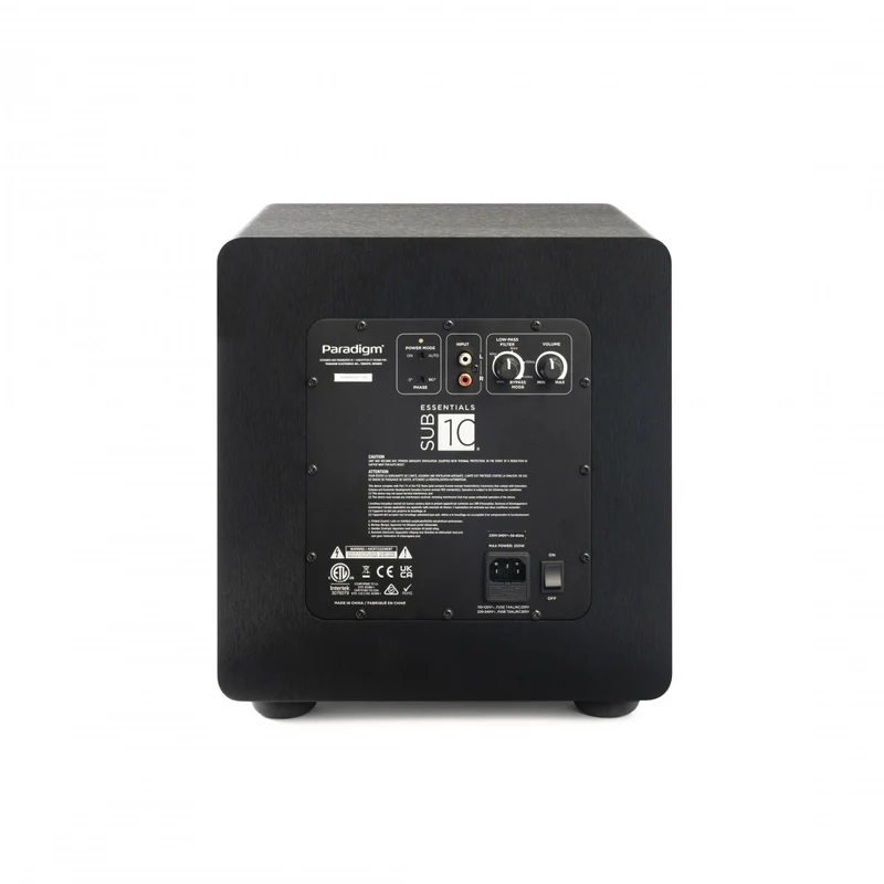 Paradigm ESSENTIALS SUB 12 subwoofer attivo in sospensione pneumatica 305mm 700W