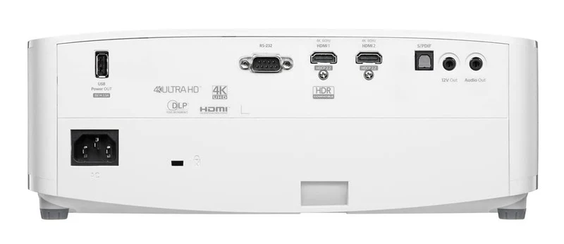 OPTOMA UHD35x Proiettore Risoluzione 4K UHD, HDR e HLG, 3600 Lumen, contrasto 1.000.000:1, Full 3D