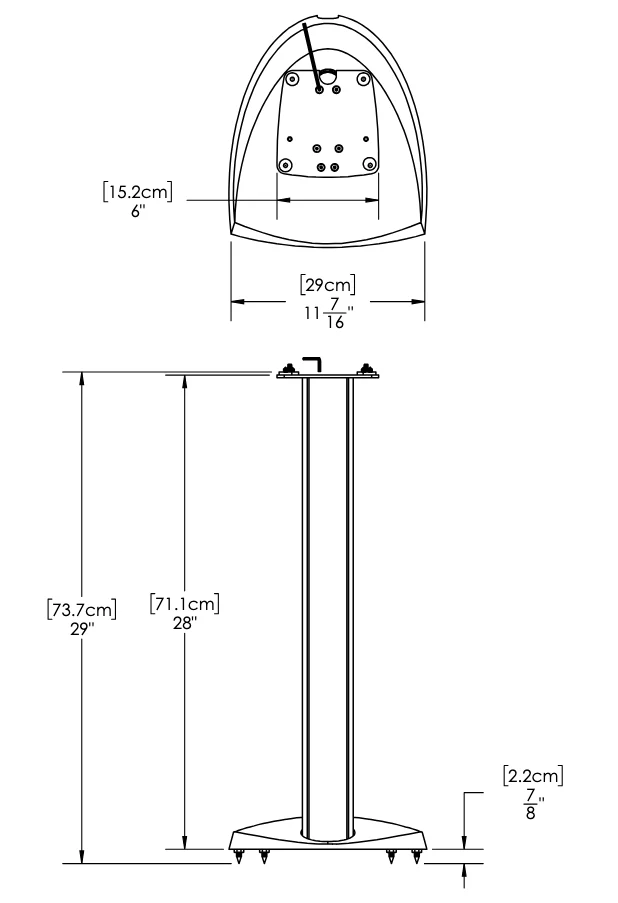 Paradigm J-29 Stand per diffusori (Coppia)