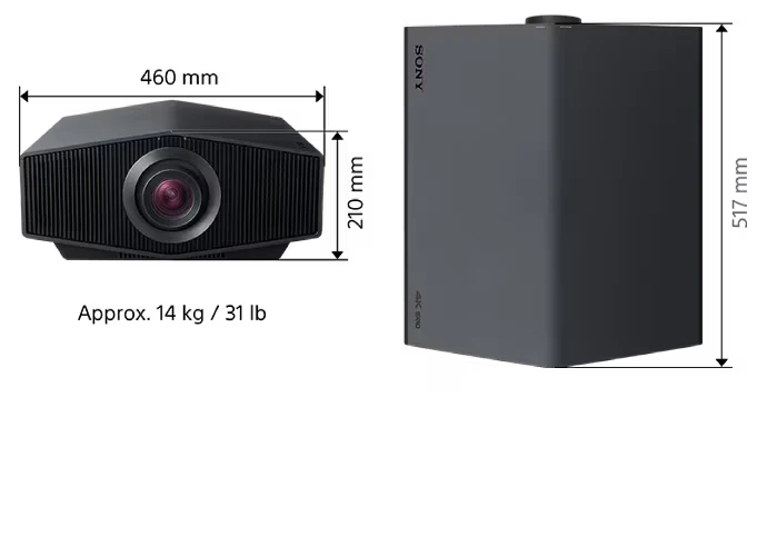 Sony VPL-XW6100ES Proiettore Laser Home Cinema SXRD, 3840x2160, HDR, 2700lm