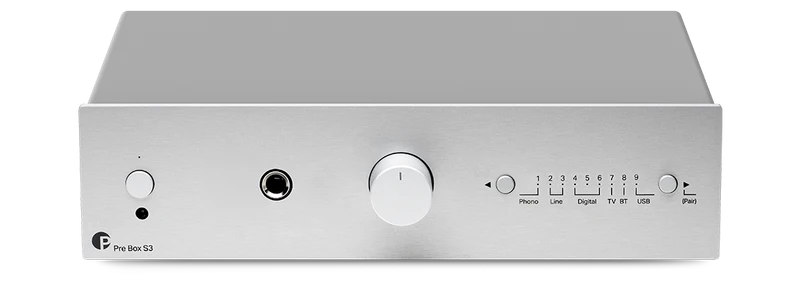 Pro-ject PRE BOX S3 Preamplificatore/Convertitore. Circuitazione Dual Mono. Componentistica selezionata