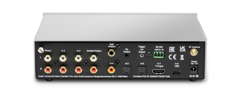 Pro-ject PRE BOX S3 Preamplificatore/Convertitore. Circuitazione Dual Mono. Componentistica selezionata