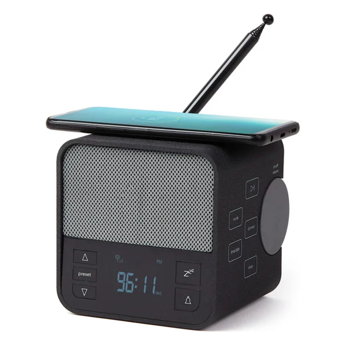 Radiosveglia FM con speaker Bluetooth e caricatore Lexon Oslo News