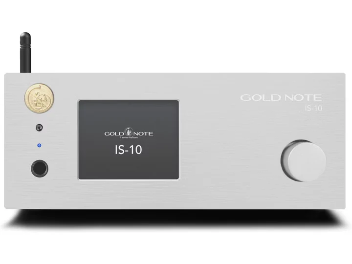 Gold Note IS-10 amplificatore integrato hi-end con DAC e streamer di rete 140W