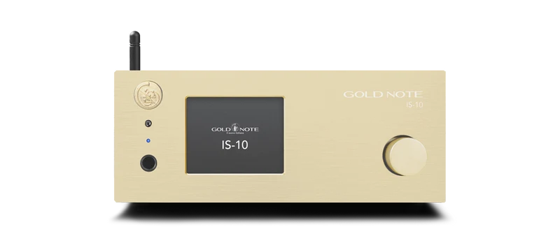 Gold Note IS-10 amplificatore integrato hi-end con DAC e streamer di rete 140W