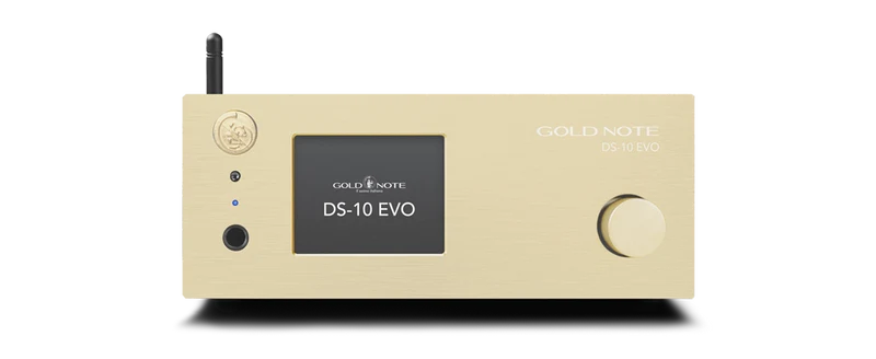 Gold Note DS-10 EVO streamer di rete, convertitore D/A e amplificatore cuffie high-end