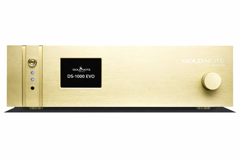 Gold Note DS-1000 EVO Convertitore D/A, amplificatore cuffie e streamer di rete high-end