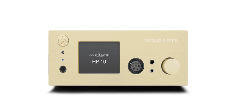 Gold Note HP-10 DELUXE amplificatore cuffie high-end in classe A Dual Mono con DAC e Bluetooth HD aptX