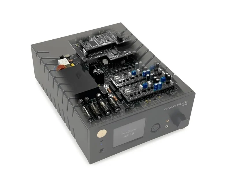 Gold Note HP-10 BT amplificatore cuffie high-end in classe A Dual Mono con Bluetooth HD aptX