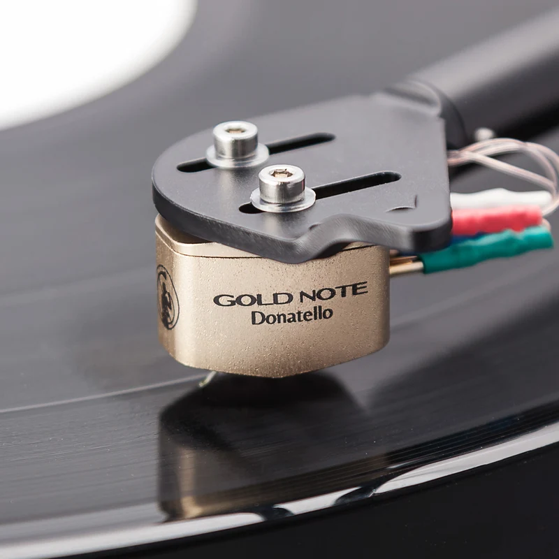 Gold Note Donatello Gold testina phono MC a bassa uscita con stilo Micro Ellittico