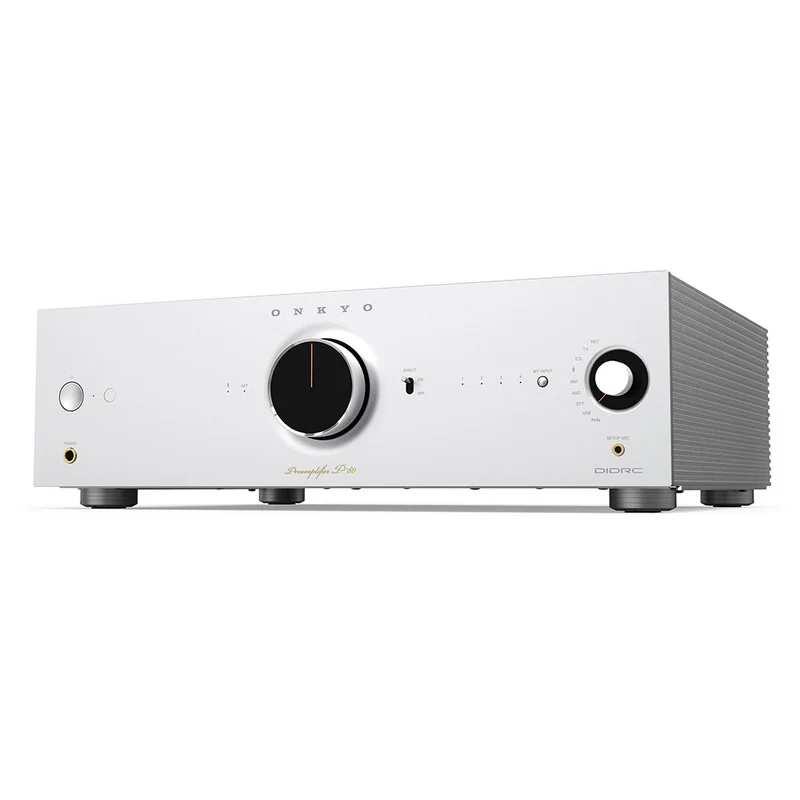 ONKYO ICON P-80 SILVER Preamplificatore stadio Phono MM/MC, DAC, streamer Ethernet/Wi-Fi