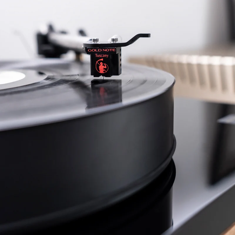 Gold Note Tuscany Red testina phono MC a bassa uscita con stilo Micro Ridge