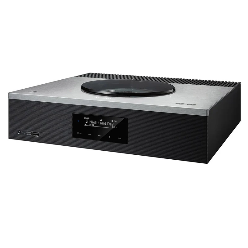 TECHNICS SA-C600 SILVER sistema All-In-One sintoamplificatore integrato, stadio Phono MM, lettore MQA-CD/CD, DAC