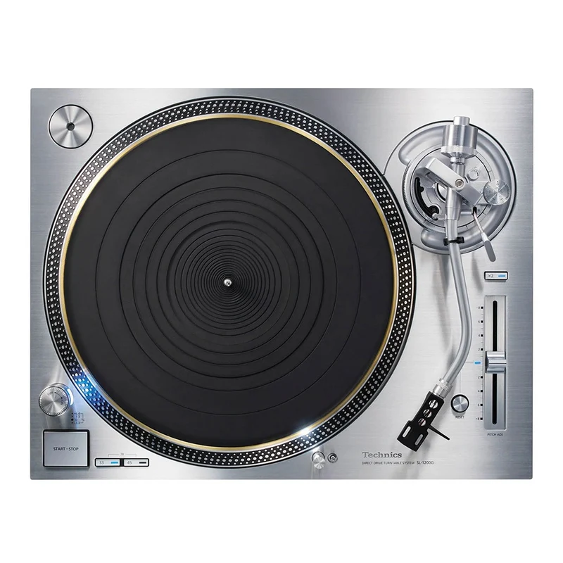 Technics SL-1200G SILVER giradischi manuale a telaio rigido e trazione diretta
