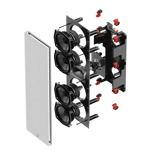 JBL STUDIO 6 THTR diffusore da incasso a parete 2 vie quad 133mm 6 Ohm 400W