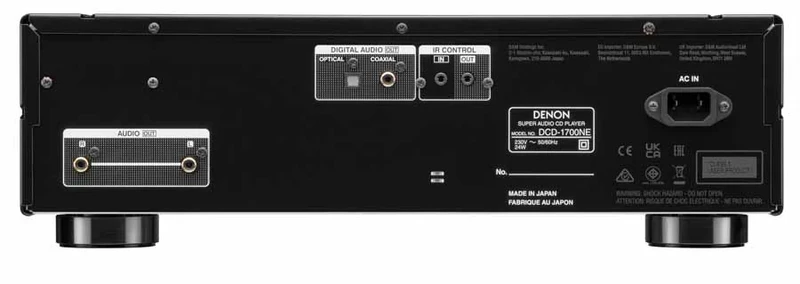 Denon PMA-1700NE + DCD-1700NE SILVER Amplificatore integrato 2 canali 2x140W + Lettore CD e SACD