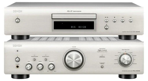 Denon PMA-600NE + DCD-600NE SILVER Amplificatore Integrato 2 X 70W + Lettore CD Hi-fi