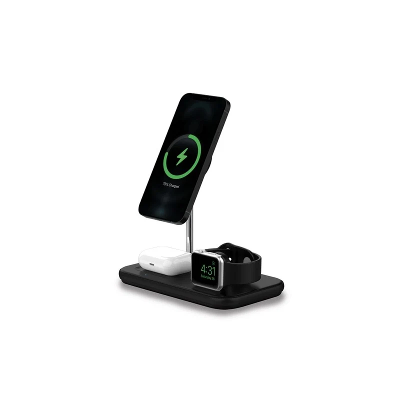 Base di ricarica wireless iPhone, Apple Watch ed AirPods in contemporanea