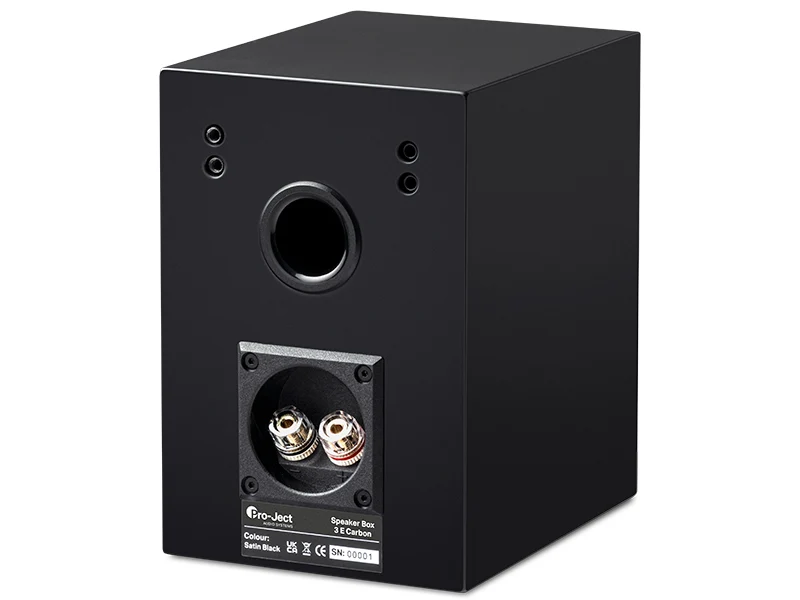 Pro-ject Speaker Box 3 E Carbon Diffusori 2 vie da scaffale, Woofer da 80mm, 10 a 100W