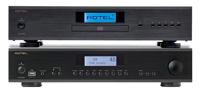 Rotel A-14 MKII + CD-14 MKII amplificatore integrato 80+80W + Lettore CD Hi-fi