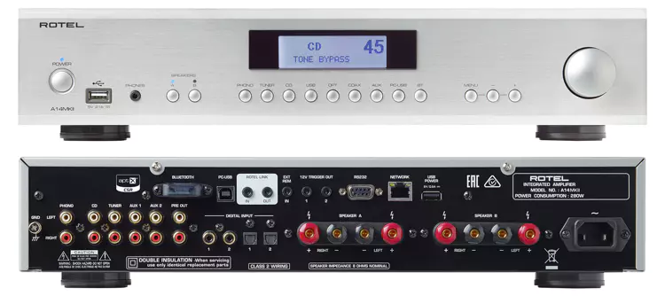 Rotel A-14 MKII + CD-14 MKII amplificatore integrato 80+80W + Lettore CD Hi-fi