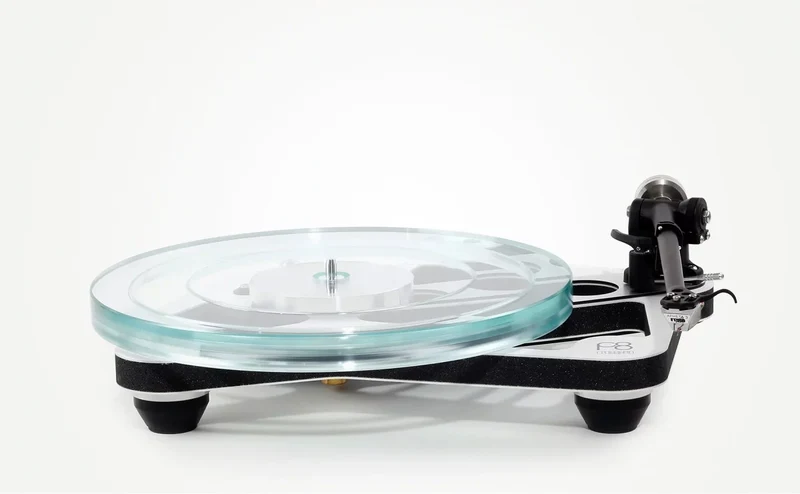 REGA Planar 8 BIANCO Giradischi HIFI triplo piatto in vetro, braccio RB880 alimentazione esterna (Copia)