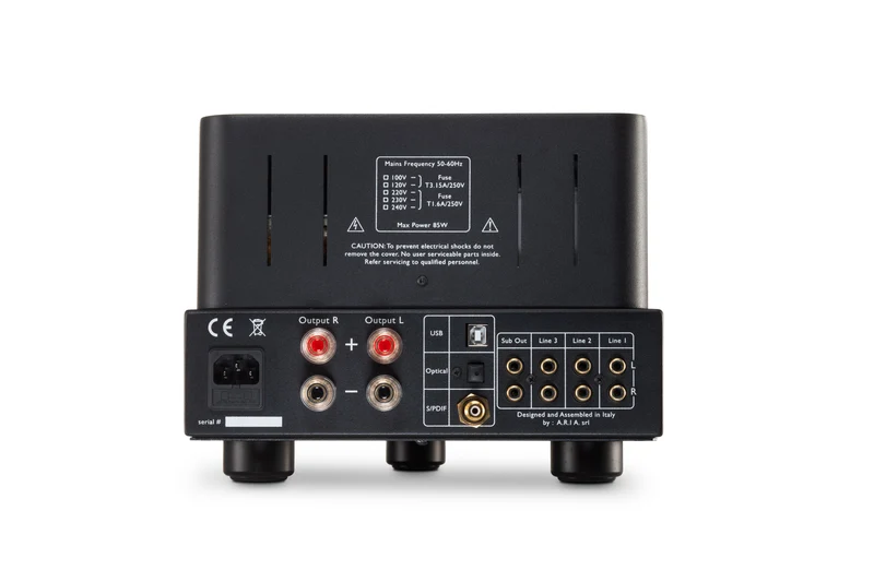 Unison Simply Italy Black Edition Amplificatore integrato a valvole (KT77+ECC82 ) in Classe A - MADE IN ITALY