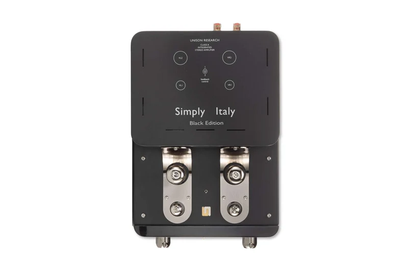 Unison Simply Italy Black Edition Amplificatore integrato a valvole (KT77+ECC82 ) in Classe A - MADE IN ITALY