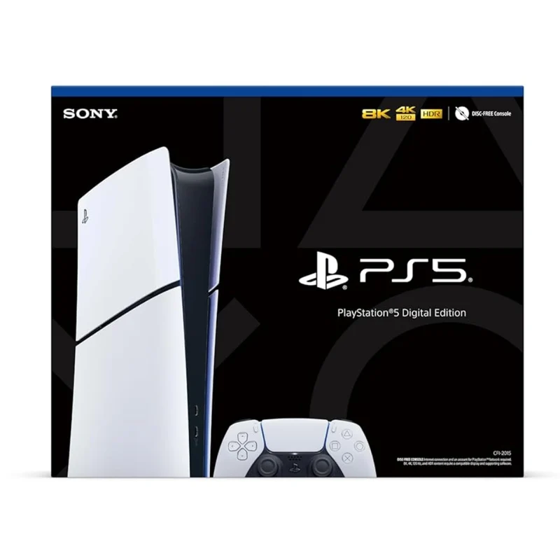 Sony Consola de Videojuegos PlayStation 5 PS5 Slim Digital Edition 825GB + Forza Regleta con Breaker Automático 6 Salidas
