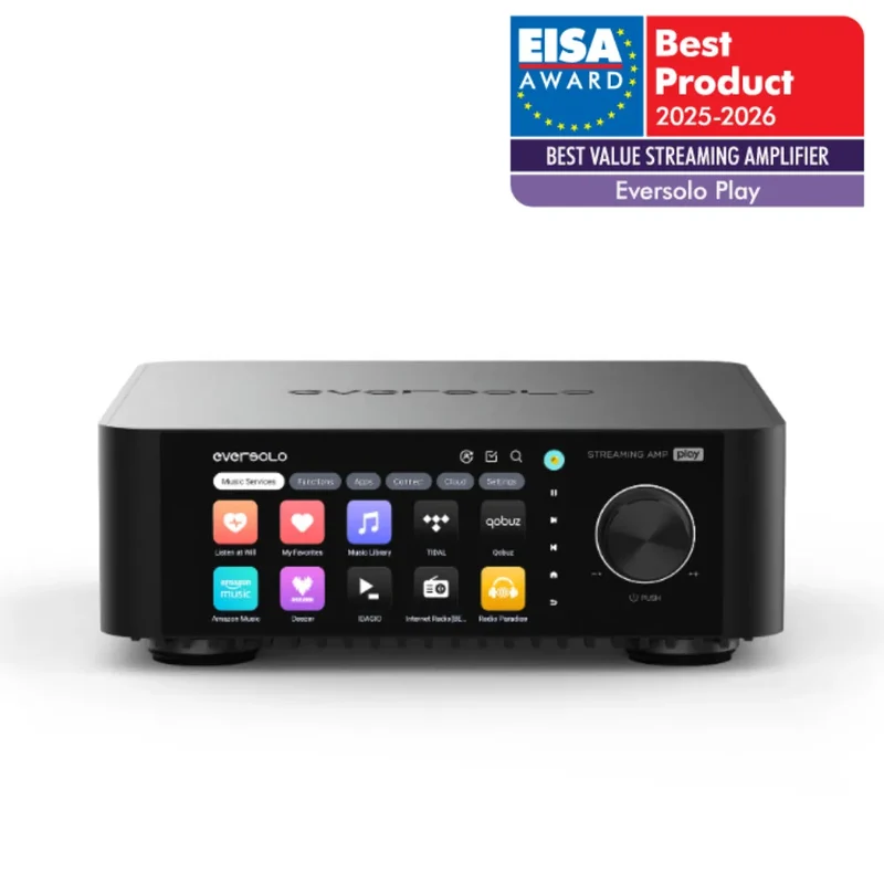 Eversolo PLAY CD Edition Amplificatore + Streamer con Lettore Cd Hifi