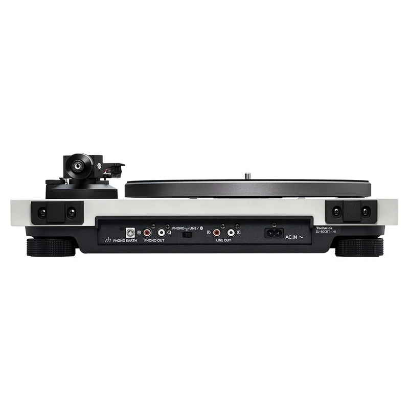 TECHNICS SL-40CBT GREY Giradischi hifi testina Audio-Technica AT-VM95C, Bluetooth aptX HD