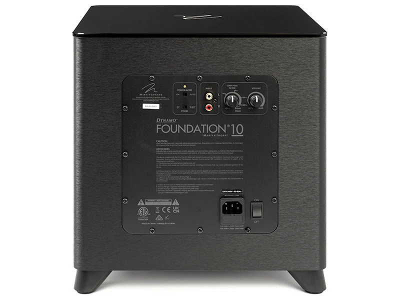 Martin Logan Dynamo Foundation 10 subwoofer attivo 250mm 400W