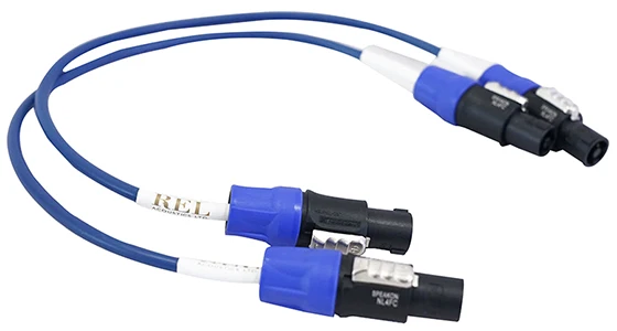 REL Acoustics Line Array Pair Connectors kit 2 cavi Bassline Blue