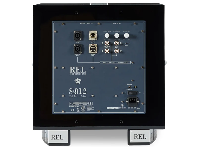 REL Acoustics S/812 subwoofer attivo da 300mm 800W