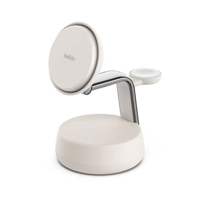 Dock di ricarica magnetica 3 in 1 con Qi2 da 25 W - Sabbia