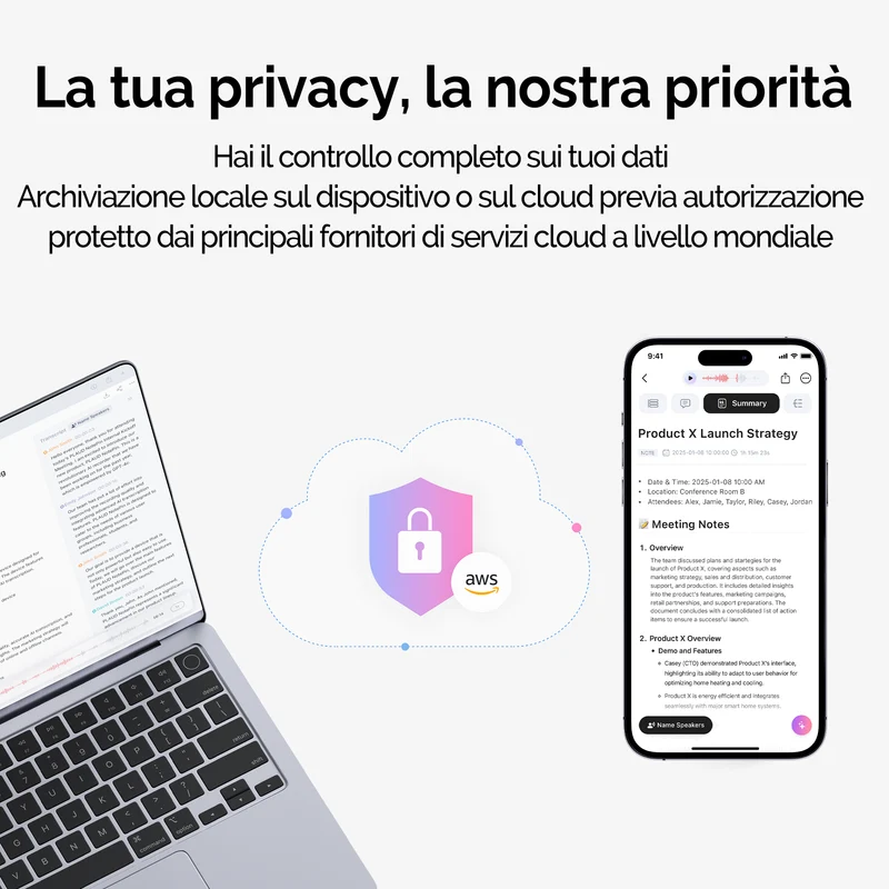 PLAUD NOTE Registratore Vocale IA di livello professionale