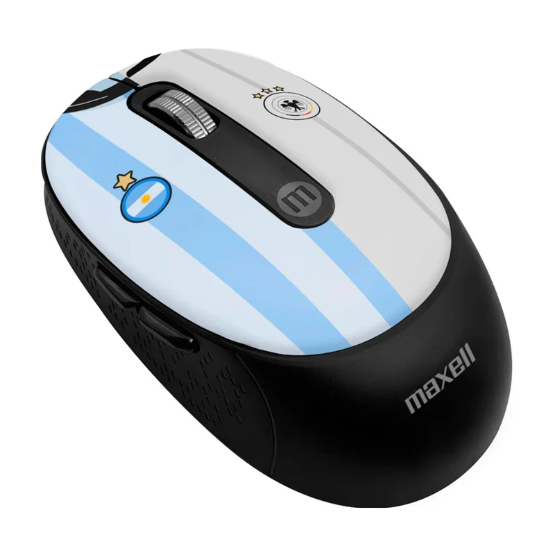 Maxell Kit Mouse Inalámbrico con Mouse Pad Football Edition