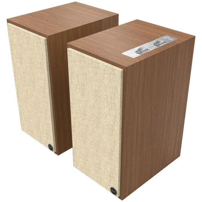 Klipsch The Sevens Walnut Diffusori attivi 240W Bluetooth 5.0 A2DP, ingresso PHONO