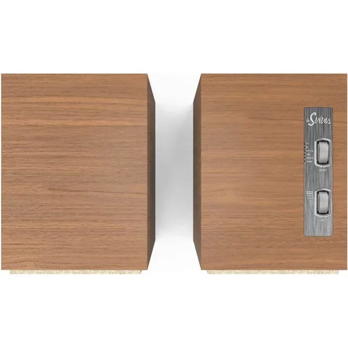 Klipsch The Sevens Walnut Diffusori attivi 240W Bluetooth 5.0 A2DP, ingresso PHONO