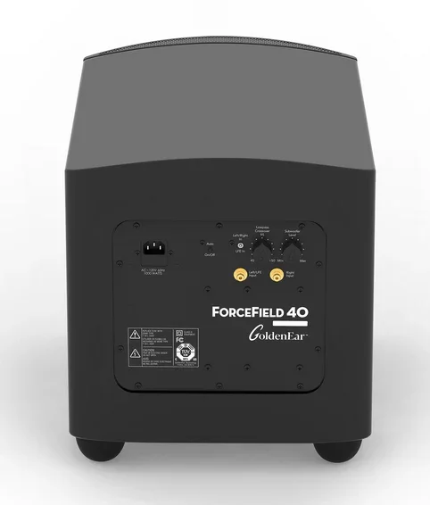 GoldenEar ForceField 40 subwoofer attivo hi-end 250mm 1000W DSP con radiatore passivo