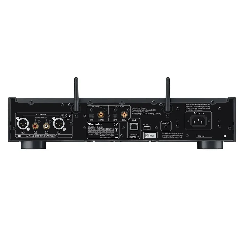 TECHNICS SL-G700M2 BLACK lettore SACD/MQA-CD/CD, convertitore DAC, streamer di rete