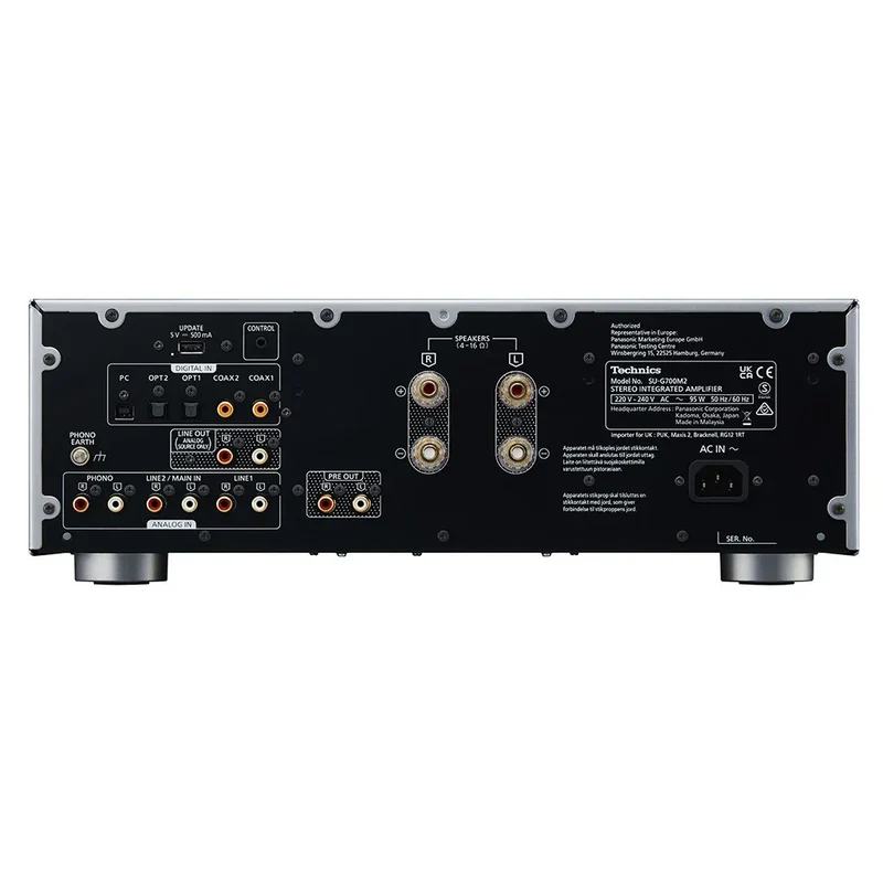 TECHNICS SU-G700M2 SILVER amplificatore integrato stereofonico di riferimento 140W