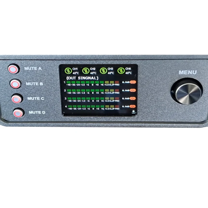 Master Audio GT4 amplificatore P.A. DIGITALE 4 canali con DSP 6000W RMS