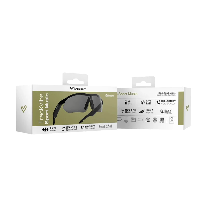 Energy Sistem Anteojos Inteligentes para Sol Track Vibe Sport Music
