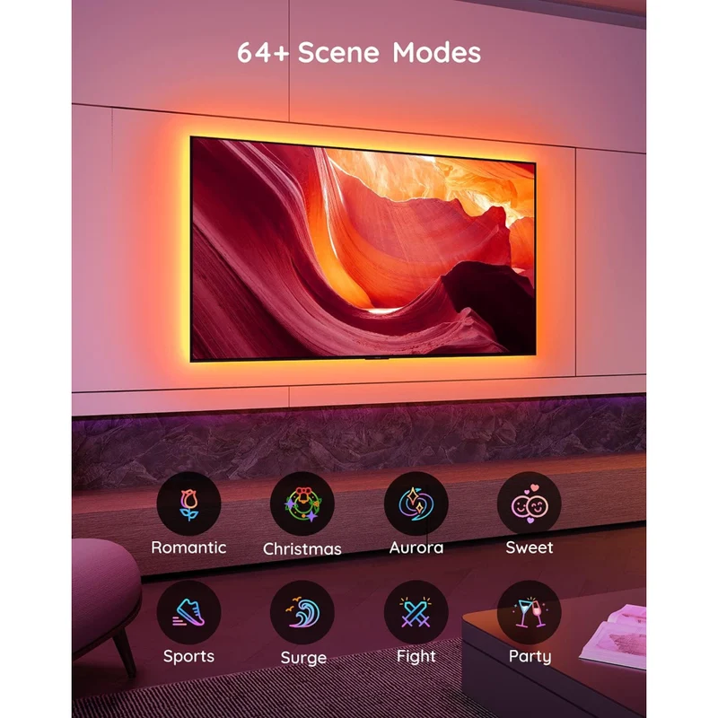 Govee Tira de Luces LED Inteligente TV Backlight, H61780A1